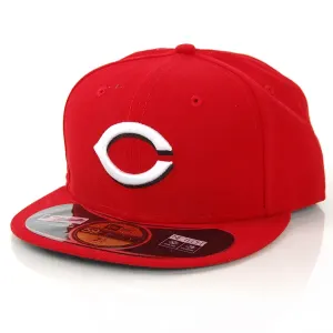 New Era Authentic Cincinnati Reds Home Cap - Size:7 5/8