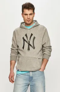 New York Yankees Mikina MLB Team Logo Hoody Light Grey M