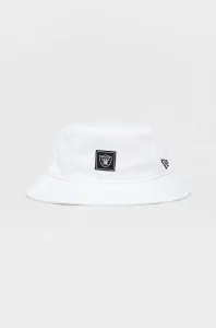 Bavlnený klobúk New Era biela farba, bavlnený, LAS VEGAS RAIDERS