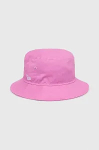 Bavlnený klobúk New Era ružová farba, bavlnený #8699896