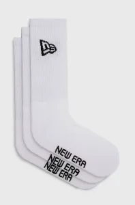 New Era FLAG CREW 3PACK Ponožky, biela, veľkosť #8602973