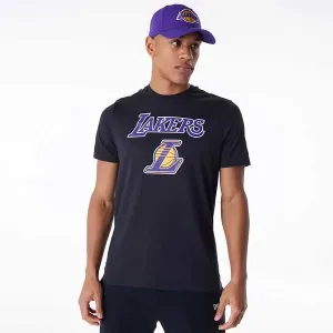 Men´s T-shirt New Era LA Lakers NBA Regular T-Shirt Black - Size:S