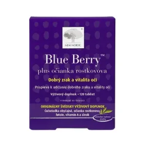 New Nordic Blue Berry pre dobrý zrak a vitalitu očí 120 tabliet