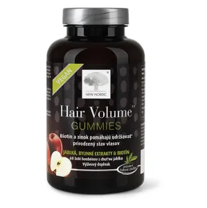 New Nordic Hair Volume Gummies pre zdravé, silné a krásne vlasy, želé 60 ks