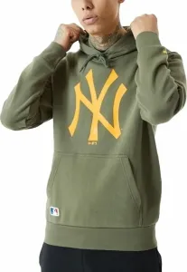 New York Yankees MLB Seasonal Team Logo Olive/Orange XL Mikina