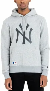 New York Yankees MLB Team Logo Hoody Light Grey 2XL Mikina