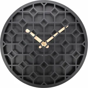 Dizajnové nástenné hodiny 3215zw Nextime Discrete 36cm #3441715