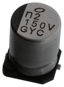 Nichicon Gyc1V151Mcq1Gs Cap, 150Uf, 35V, Alu Elec, Hybrid, Smd