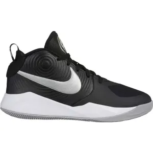 Nike TEAM HUSTLE D9 Detská basketbalová obuv, čierna, veľkosť 38.5 #5448855
