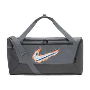 Nike BRASILA S VINTAGE Športová taška, sivá, veľkosť