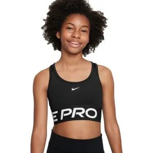 Nike PRO SWOOSH Dievčenská športová podprsenka, čierna, veľkosť #9153790