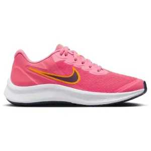 Nike STAR RUNNER 3 GS Detská športová obuv, ružová, veľkosť 38 #6846754