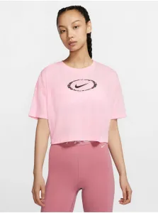 Tričká s krátkym rukávom pre ženy Nike - ružová #1053275
