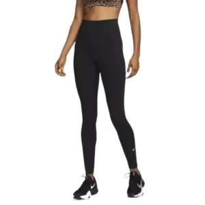 Nike Dri-Fit One Womens High-Rise Leggings Black/White M Fitness nohavice