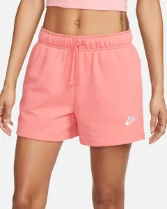 Nike NSW CLUB FLC MR SHORT Dámske šortky, lososová, veľkosť #6700550