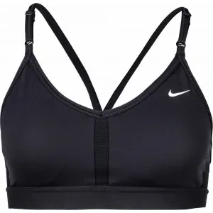 Nike DF INDY V-NECK BRA W Dámska športová podprsenka, čierna, veľkosť M