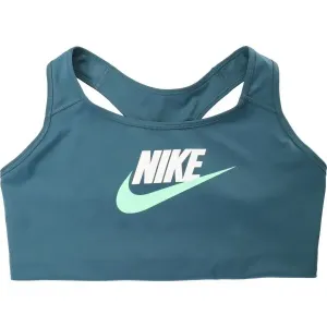 Nike NK SWSH PLUS FUTURA GX BRA Dámska športová podprsenka, tmavo zelená, veľkosť