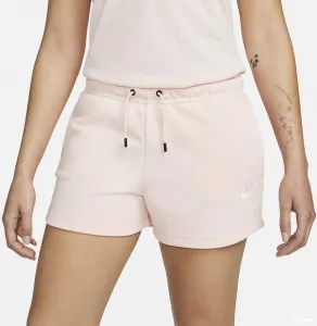Nike NSW ESSNTL SHORT FT W Dámske športové šortky, ružová, veľkosť XS