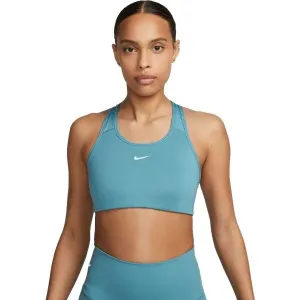 Nike SWOOSH BRA PAD Dámska športová podprsenka, svetlomodrá, veľkosť