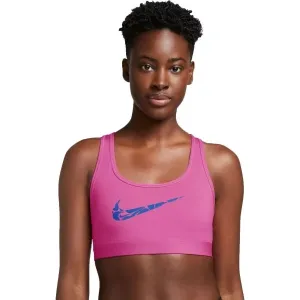 Nike SWOOSH Dámska športová podprsenka, ružová, veľkosť