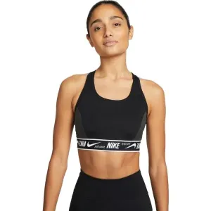 Nike W NK DF SWSH LOGO BRA Dámska športová podprsenka, čierna, veľkosť #438520