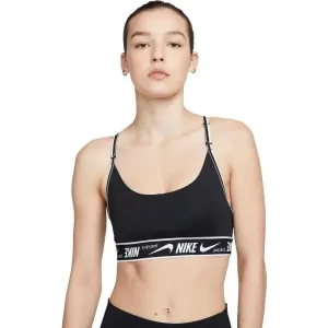 Nike W NK DR INDY LOGO BRA Dámska športová podprsenka, čierna, veľkosť