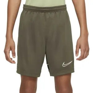 Nike DF ACD21 SHORT K Y Chlapčenské futbalové šortky, khaki, veľkosť #443759
