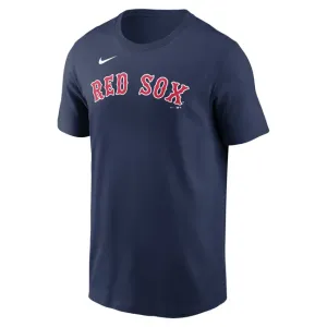 Nike T-shirt Men's Fuse Wordmark Cotton Tee Boston Red Sox midnight navy - Size:2XL