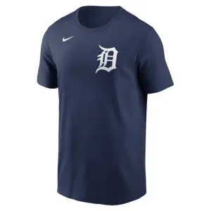 Nike T-shirt Men's Fuse Wordmark Cotton Tee Detroit Tigers midnight navy - Size:M