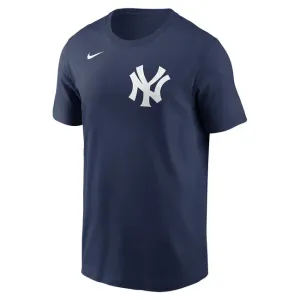 Nike T-shirt Men's Fuse Wordmark Cotton Tee New York Yankees midnight navy - Size:L