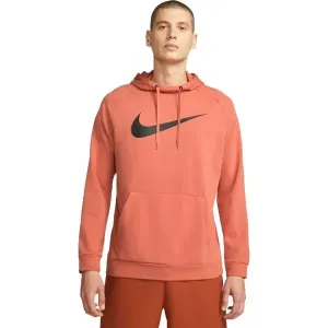 Nike DRY HOODIE PO SWOOSH M Pánska tepláková mikina, oranžová, veľkosť #459047