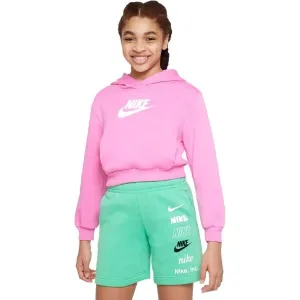 Nike SPORTSWEAR CLUB FLEECE Dievčenská mikina, ružová, veľkosť #8663195