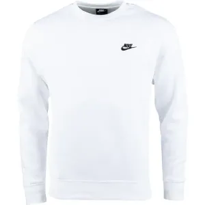 Nike SPORTSWEAR CLUB Pánska mikina, biela, veľkosť M
