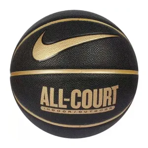 Nike EVERYDAY ALL COURT 8P DEFLATED Basketbalová lopta, čierna, veľkosť