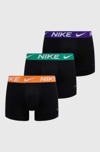 Boxerky Nike 3-pak pánske, fialová farba