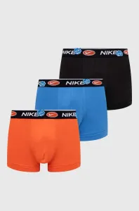 Boxerky Nike 3-pak pánske, oranžová farba #7293130