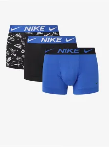 Nike DRI-FIT ES MICR TRUNK 3PK Pánske boxerky, modrá, veľkosť M