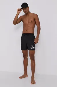 Nike LOGO SOLID 5 Pánske kúpacie šortky, čierna, veľkosť