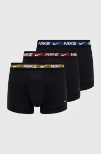 Nike TRUNK 3PK Pánske boxerky, čierna, veľkosť S