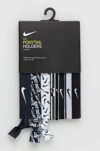 Gumičky Nike (9-pak) čierna farba