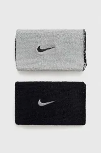 Potítka Nike 2-pak šedá farba #8612278