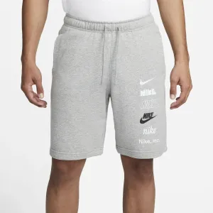 Nike CLUB+ FT SHORT MLOGO Pánske šortky, sivá, veľkosť