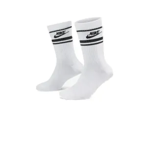 Nike Sportswear Everyday Essential Crew Socks Ponožky White/Black/Black L