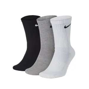 Nike EVERYDAY CUSH CREW 3PR U Ponožky, čierna, veľkosť #421853