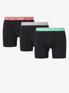 Súprava troch pánskych boxeriek v čiernej farbe Nike #8762117
