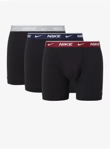 Súprava troch pánskych boxeriek v čiernej farbe Nike #7399176