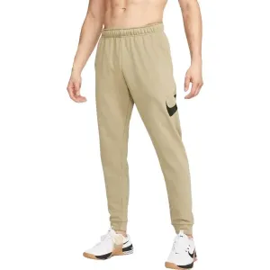 Nike DRI-FIT Pánske športové nohavice, béžová, veľkosť L