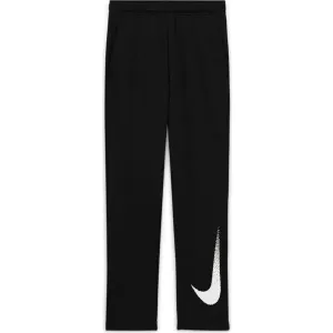 Nike DRY FLC PANT GFX2 B Chlapčenské nohavice, čierna, veľkosť S