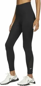 Nike Dri-Fit One Womens High-Waisted 7/8 Leggings Black/White L Fitness nohavice