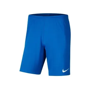 Nike DRI-FIT PARK 3 JR TQO Chlapčenské futbalové šortky, modrá, veľkosť #4180376